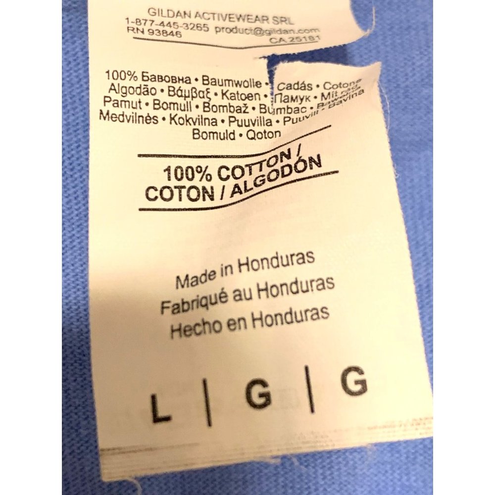 Chi Omega Summer 2018 Tank Top T-Shirt - Florida State - Size L - Blue - Picture 4 of 6